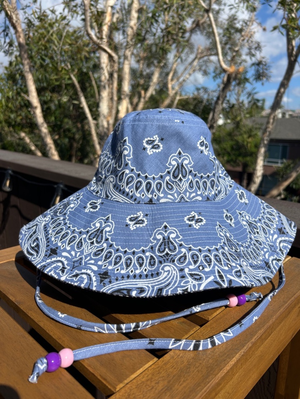 Call it By Your Name floppy hat chambray/navy